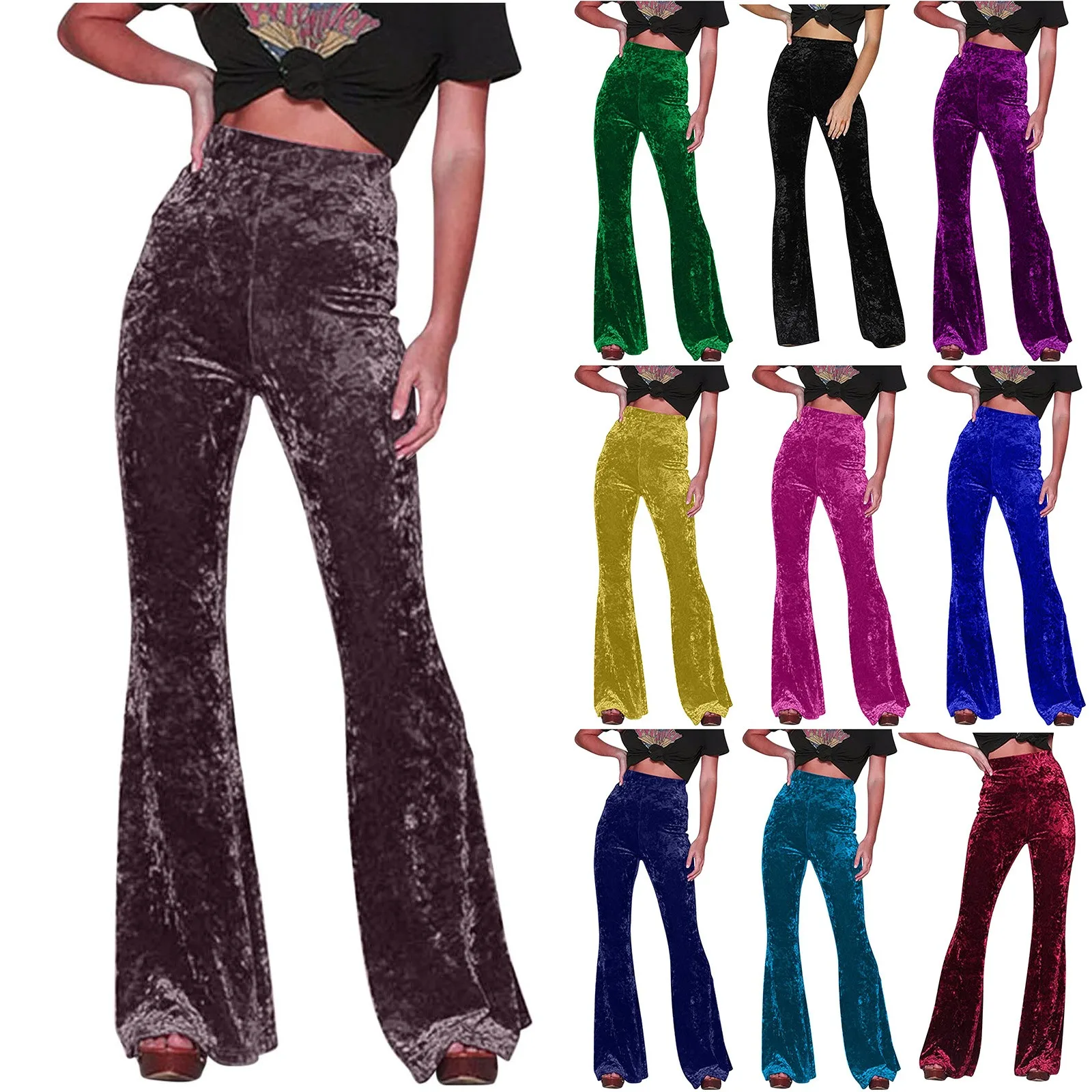 Брюки-клеш женские