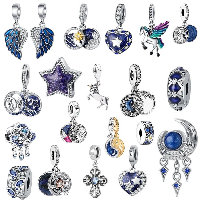 Лидер продаж зажим Солнце Звезда и Луна подвеска с крыльями ангела подвесные