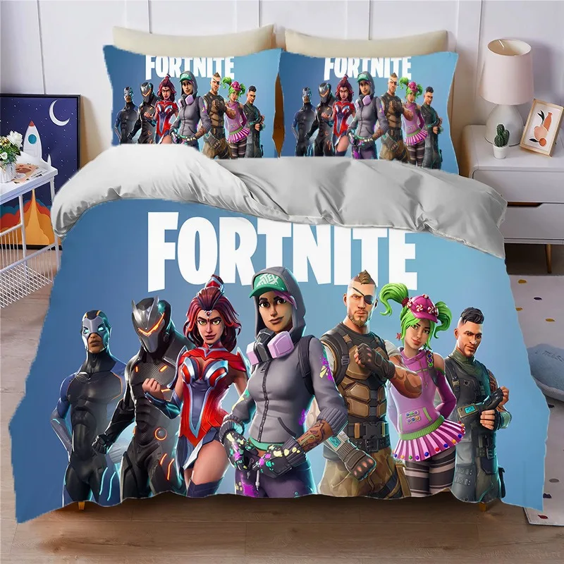 Комплекты постельного белья F-fortnite с принтом Диснея изысканный комплект в стиле