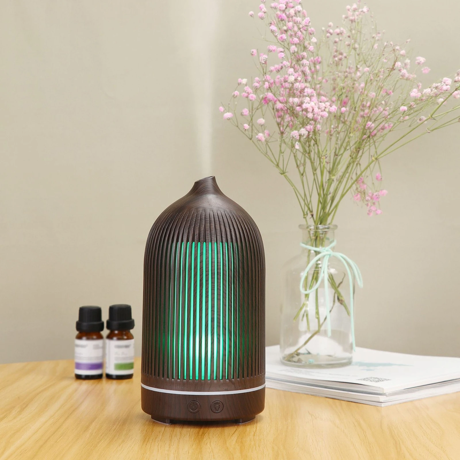 

Mini Humidifier Colorful Aroma Diffuser with Night Light Aromatherapy Humidifiers Home Office Desktop Humidifier USB Charging