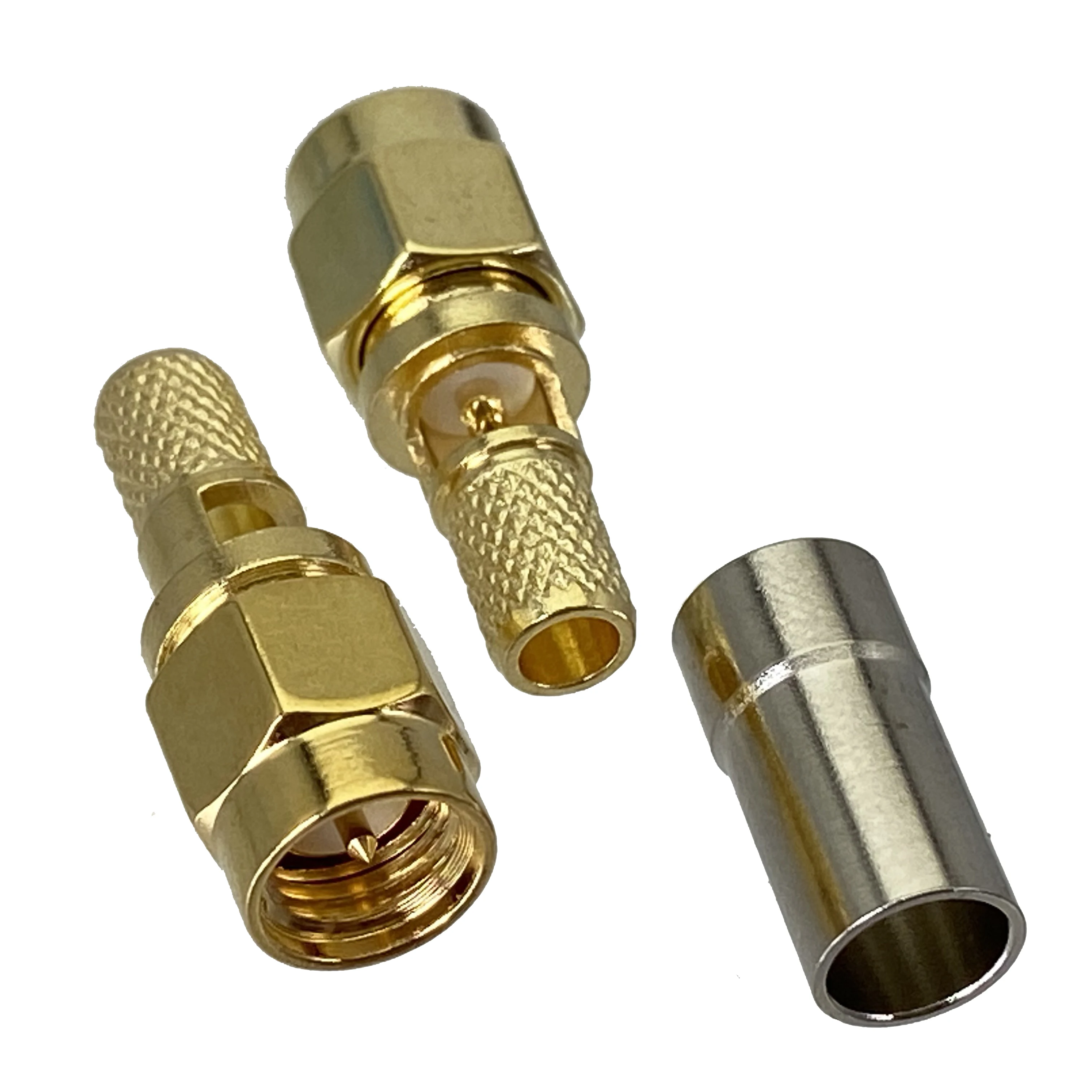 Разъем SMA штекер окна обжимной RG58 RG142 LMR195 RG400 кабель RF коаксиальный провод клеммы