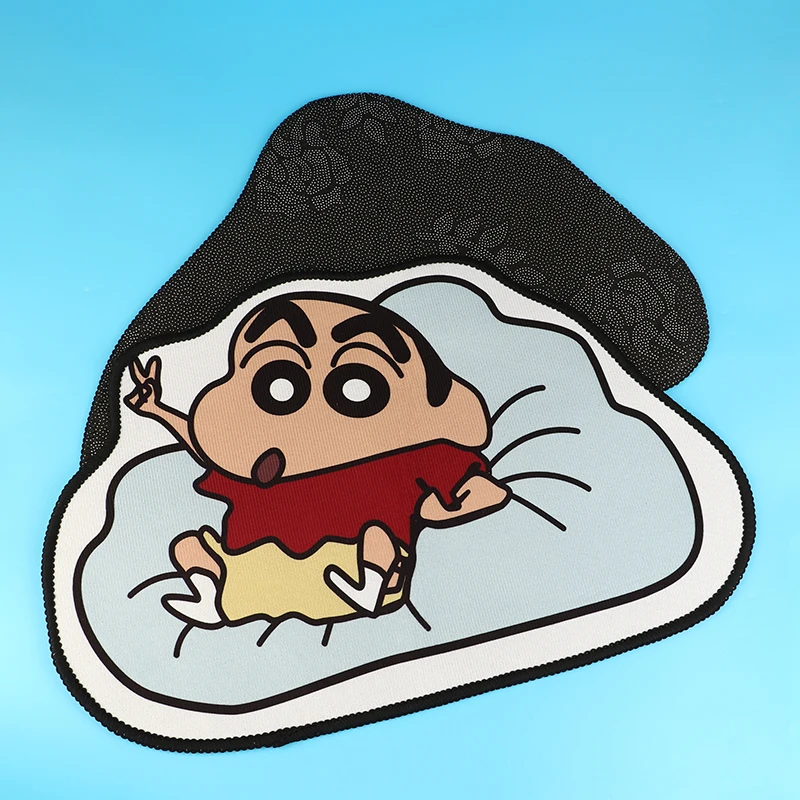 

60cm Anime Crayon Shin-chan Figure Carpet Non-slip Cartoon Absorbent Mat Kawaii 3D Lounge Rug Gaming Chair Floor Mat Bedroom