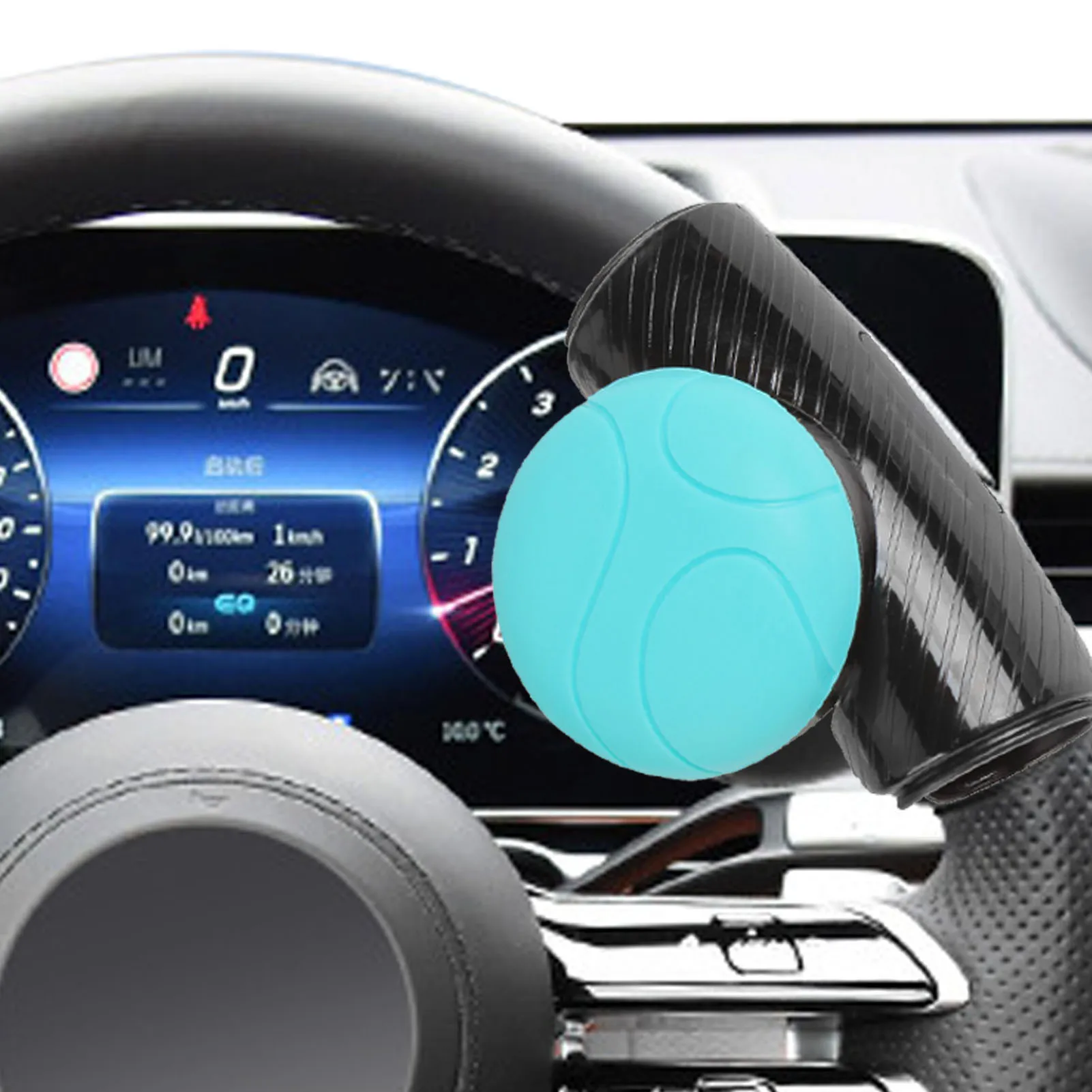 

Ручка рулевого колеса универсальная ручка рулевого колеса для автомобиля Нескользящая ручка рулевого колеса из ABS силикона с металлическо...