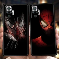 bandai spiderman superhero phone case cover for redmi k50 note 10 11 11t pro plus 7 8 8t 9s 9 k40 gaming 9a 9c 9t pro plus soft