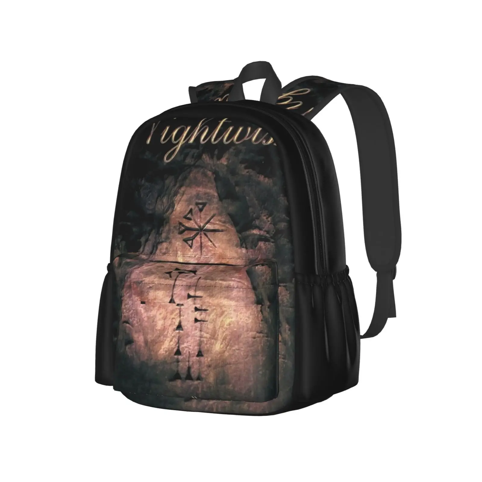 

Мужской Парусиновый Рюкзак Nightwish Human Ii, парусиновая сумка в готическом стиле для женщин и мужчин, сумка для обуви, 974