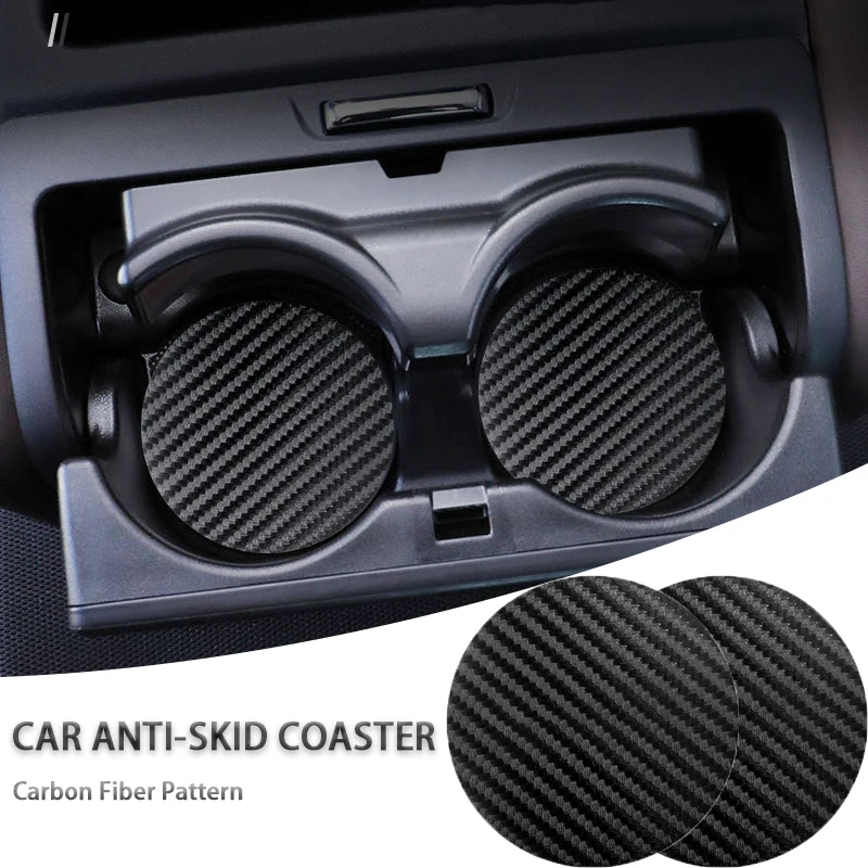 Подставка из углеродного волокна для салона автомобиля противоскользящая и