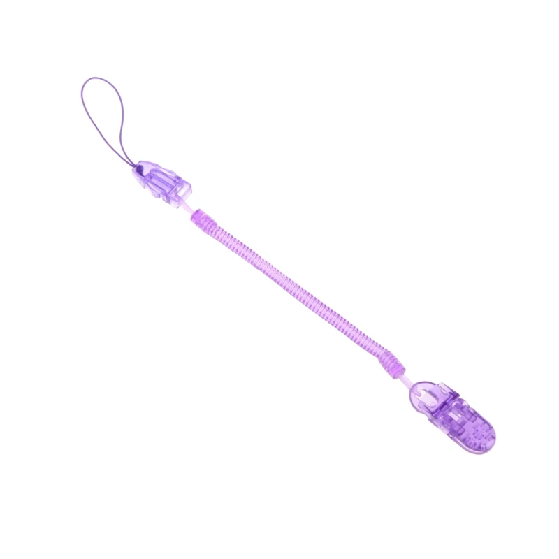 

Baby Infant Toddler Dummy Pacifier Spring Soother Nipple Clip Chain Holder Strap