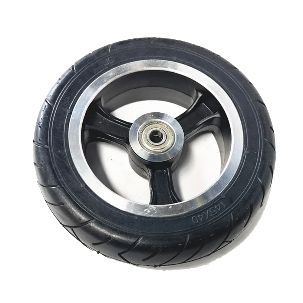 

Replacement Solid Wheel Rubber Solid Solid Wheel Tire Wheel With 145X40 6inch Black Electric Scooter Fittings Hub