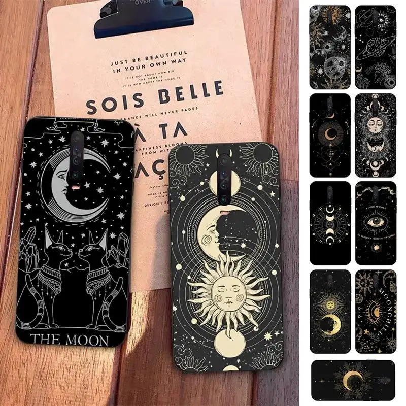 

Yinuoda Witches Moon Tarot Mystery Totem Phone Case For Redmi 5 6 7 8 9 10 plus pro 6 7 8 9 A GO K20 K30 K40 pro plus F3 Fundas