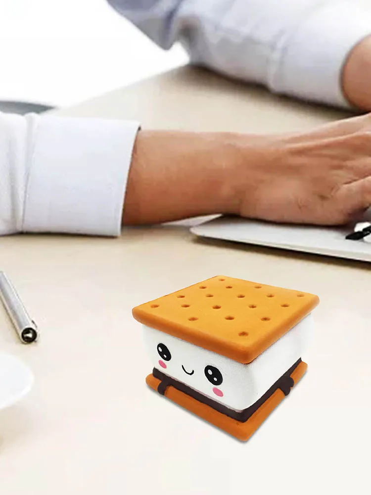 

SquishiesSmores торт шоколадное печенье кавайное мягкое медленно восстанавливающее форму искусственное хлеб сжимаемые детские игрушки для сняти...