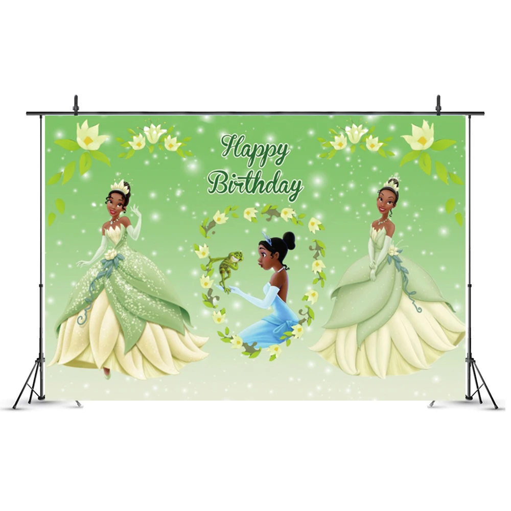 

Customizable noble and beautiful princess background party decoration photography cartoon background children birthday party fam