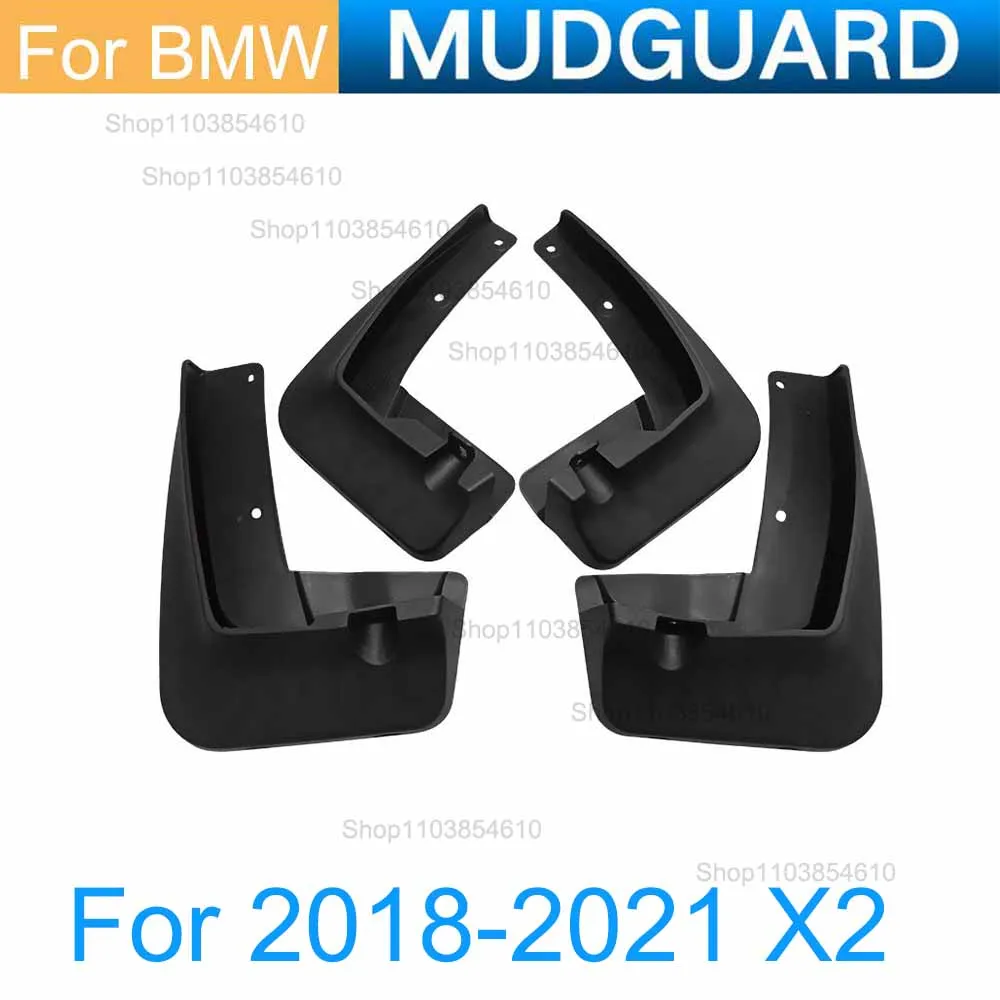 4 шт. брызговики для BMW X2 2018 2019 2020 2021