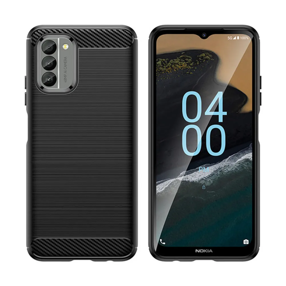 Чехол для Nokia G400 G60 X30 5G роскошный чехол из углеродного волокна полностью мягкий