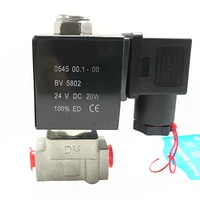6bar 0 6mpa 2 way ammonia solenoid valve 14 38 220v 24v orifice 4mm ss304 solenoid valve