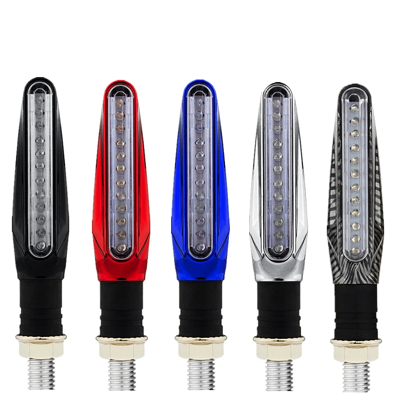 

Universal LED Motorcycle Turn Signal Lights 12V Flasher Amber Flashing Light Blinker Waterproof Signals Lamp M10 Bolt Indicator