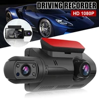 3 0 inch recorder car 2 lens car video recorder hd1080p car driving recorder night vision sensor loop dash cam car black box