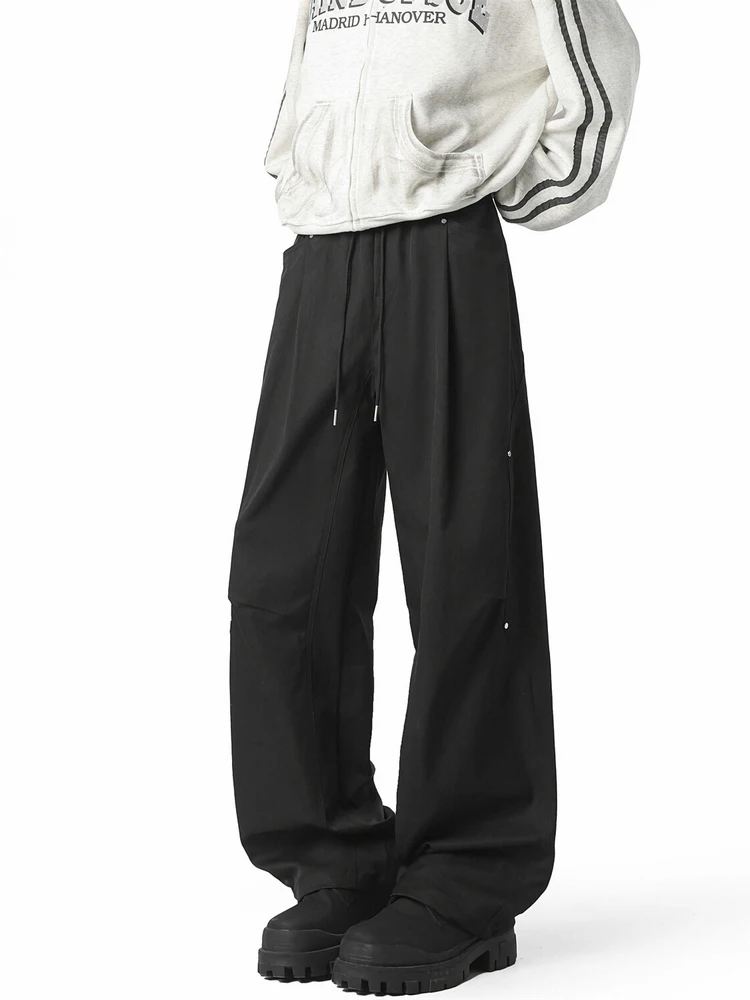 Новинка 2024 весенние мужские брюки-карго повседневные брюки в стиле хип-хоп