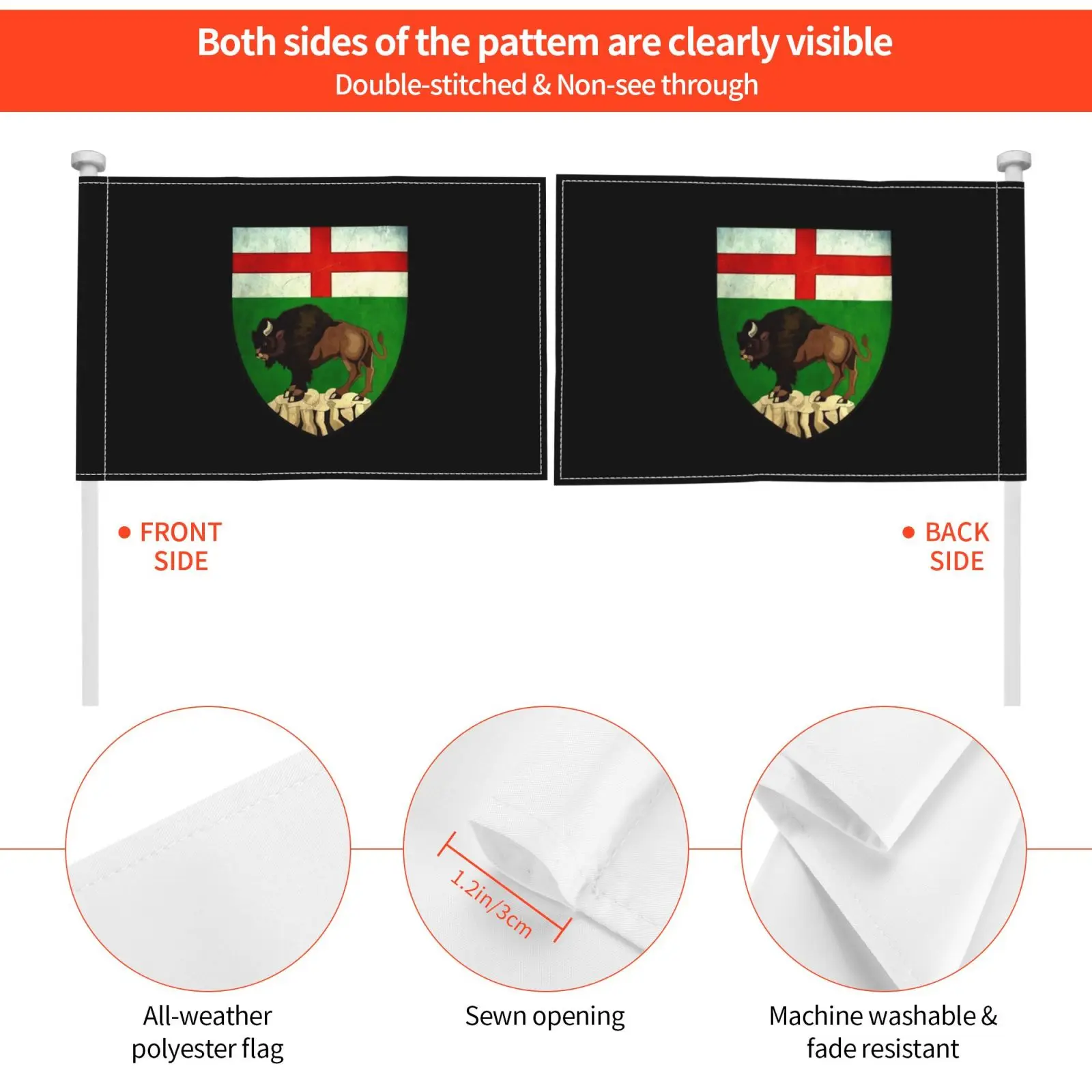 Винтажный экран для уличного декора флаг автомобиля флаг-герб герб печати