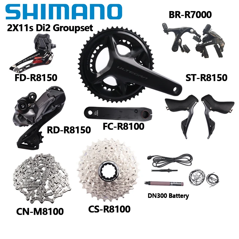 Shimano Di2 2x12s R8150 ST R7000