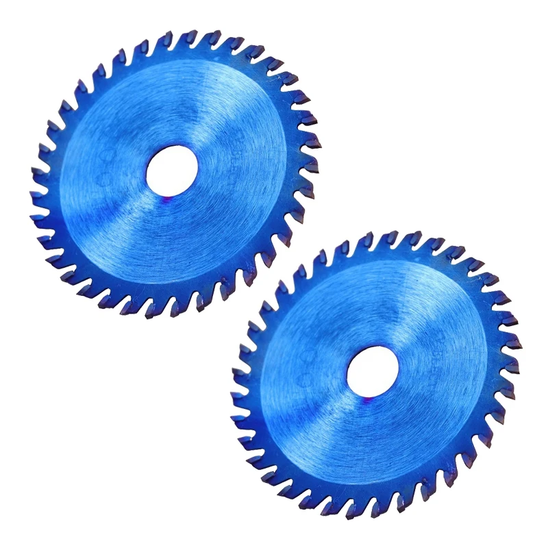 

2Pcs 85X15mm 36 Teeth TCT Wood Circular Saw Blade Nano Blue Coating Cutting Disc Carbide Tipped Saw Blade