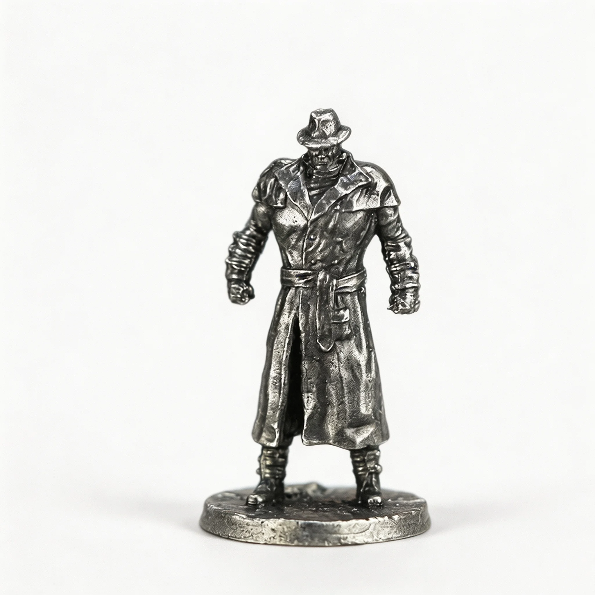 Миниатюрная фигурка солдата из игры Resident Evil из белого медного сплава, игрушка, настольное украшение, шахматная фигура, статическая модель для демонстрации. (art.: 3920dcc3de671) - 3920dcc3de671