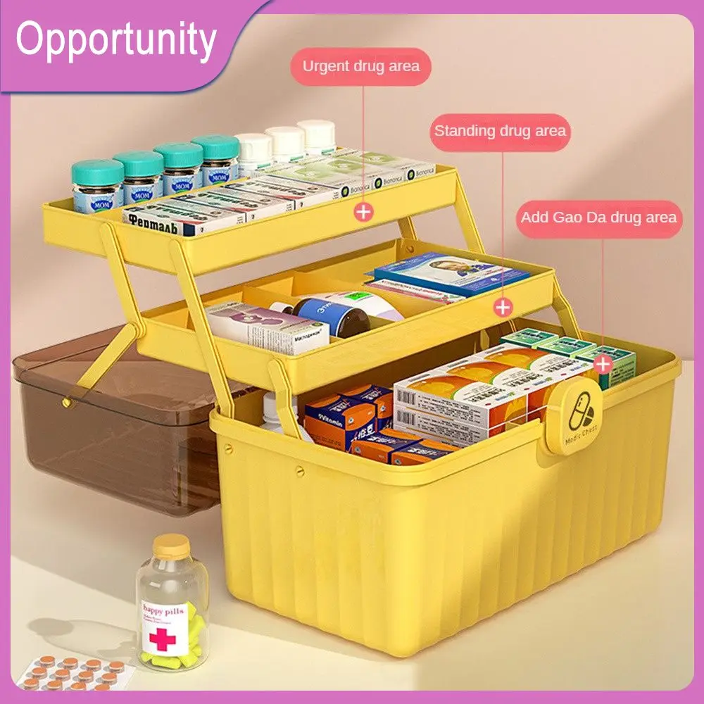 

Pp Emergency Jewelry Storage Box For Home Use Box Three-layer Outdoor Storage Box Household Tools Medium Company