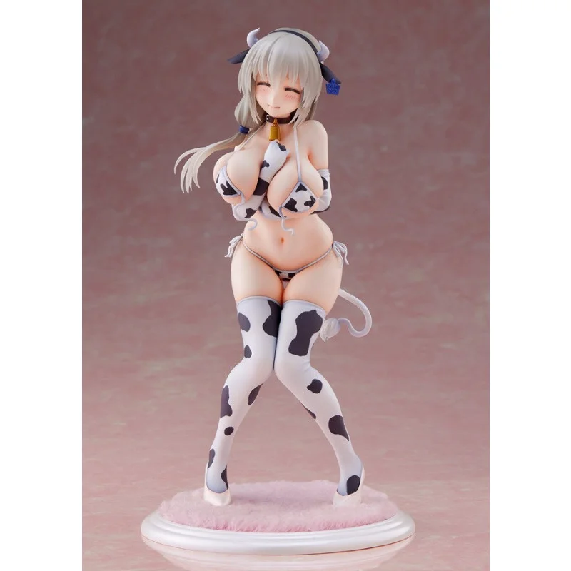 

22 CM WAVE Dream Tech Uzaki Tsuki Cow Pattern Bikini Japanese Anime Girl PVC Action Figure Toy Adult Collection Model Doll