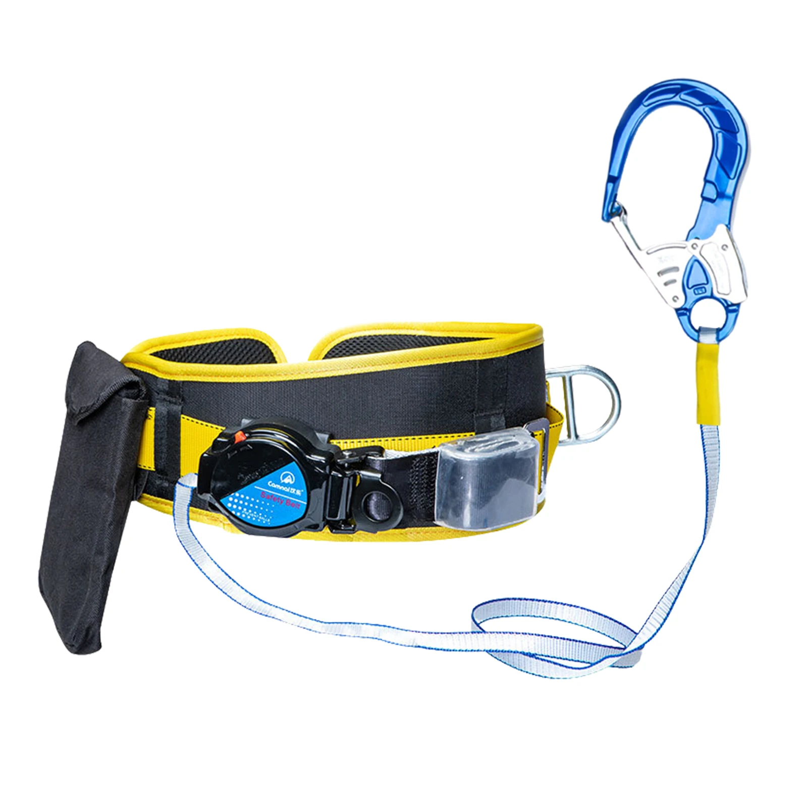 

Safety Belt With Adjustable Lanyard Safety Belt With Adjustable Lanyard Waist & Shoulder Pad Support Safety Belt With