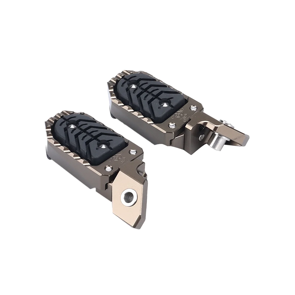 

Motorcycle Foot Rests Foot Pegs Footrest Footpeg for BMW R1250GS ADV 2020-2023 R1200GS Adventure(Brown)