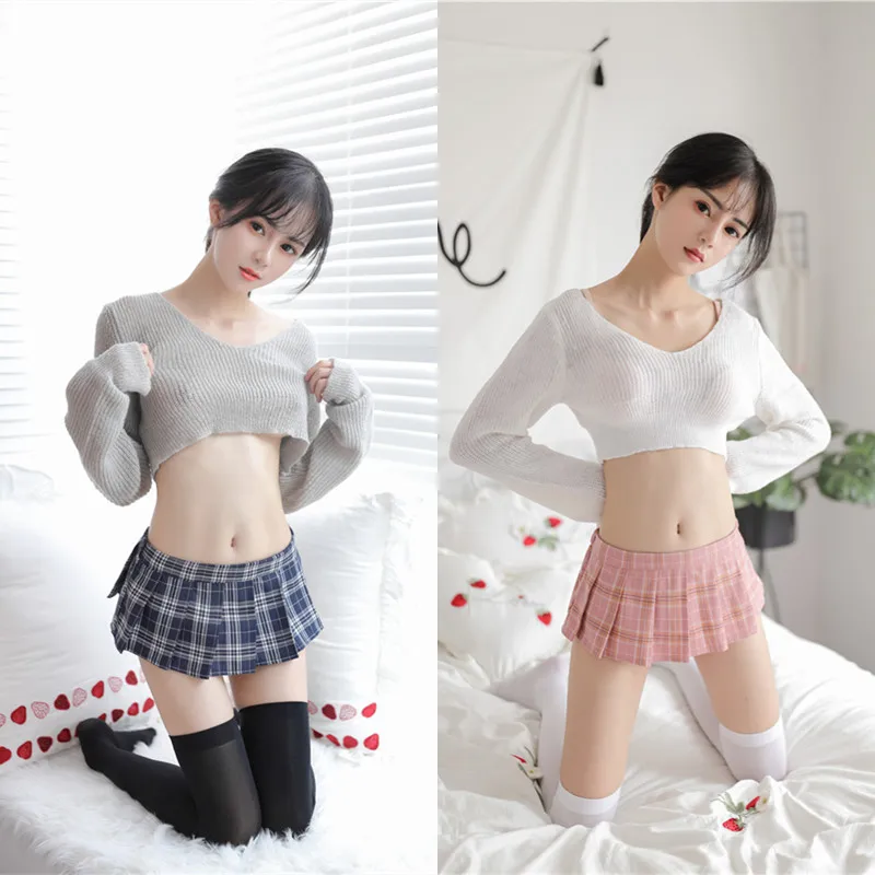 

New Women Ladies Japanese School Pleated Skirt Sexy Micro Mini skirts Harajuku Plaid Skirts Scottish Grid Miniskirt Club Wear