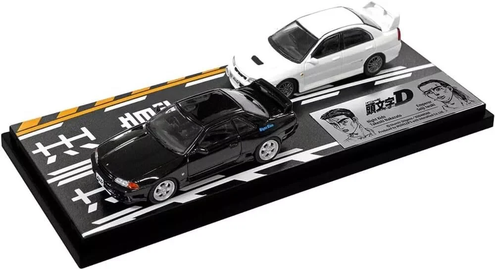 Модель 1/64 оригинальная D Set Vol.18 SKYLINE GT-R (BNR32) и Lancer Evolution IV