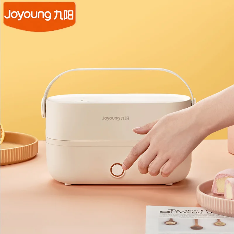 

Joyoung Rice Cooker Portable Multi Cooker 1.5L Stainless Steel Double Layers Electric Thermal Lunch Box Healthy Diet Container