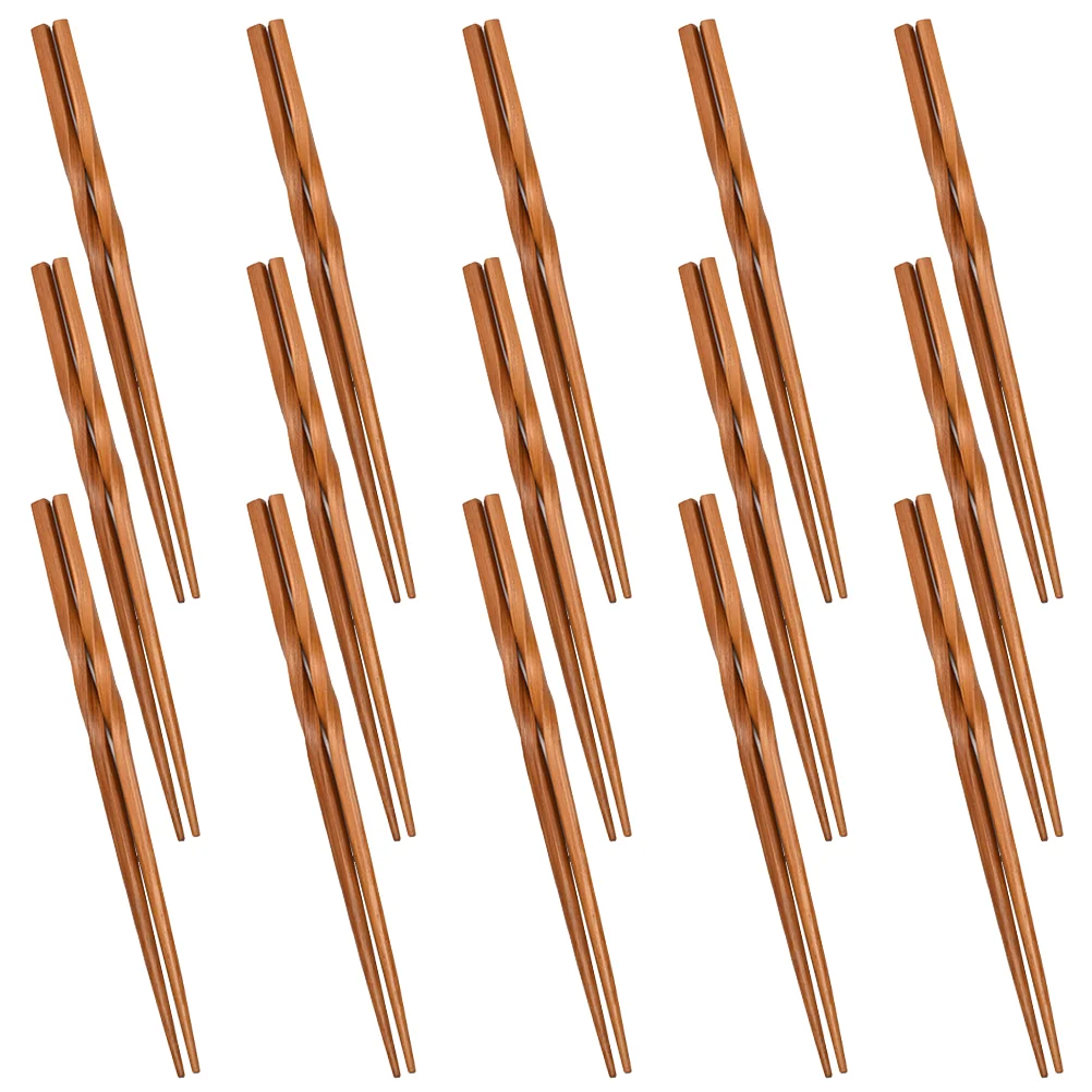 

Chopsticks Cooking Wooden Chop Chinese Korean Noodle Frying Reusable Chopstick Utensil Fry Stir Utensils Sticks Ramen Hotpot