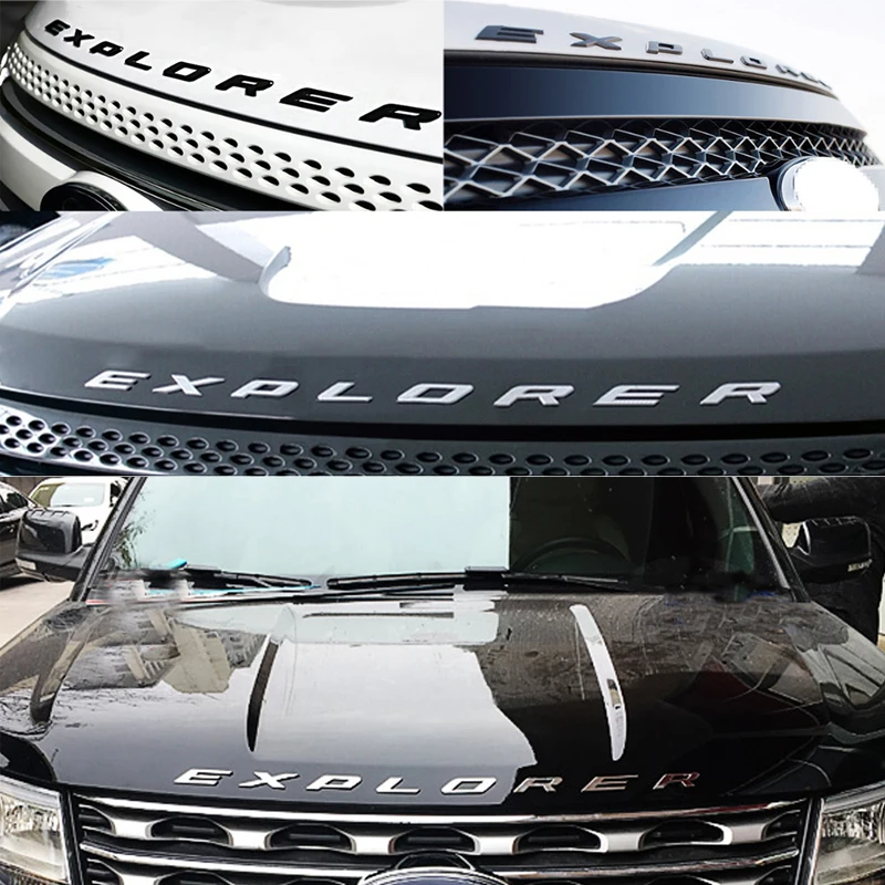 2021 2022 буква EXPLORER 3D ABS Автомобильный задний передний значок эмблема наклейка для