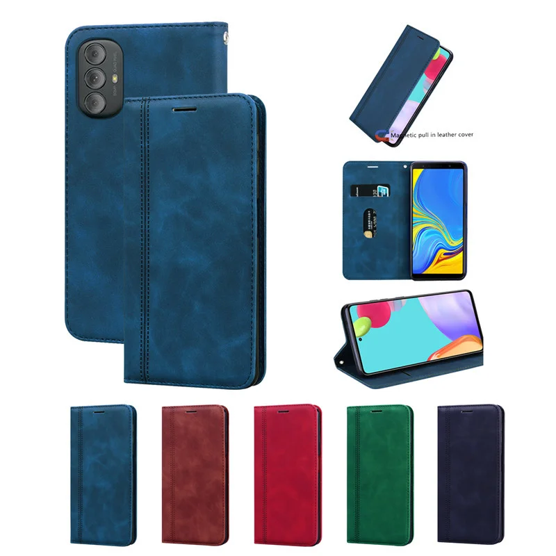 

Кожаный чехол-бумажник для Motorola Moto G71 G51 G31 G52 G30 G22 G10 E20 E30 E40 E32 Edge 2021 X30 E7 G Power 2022