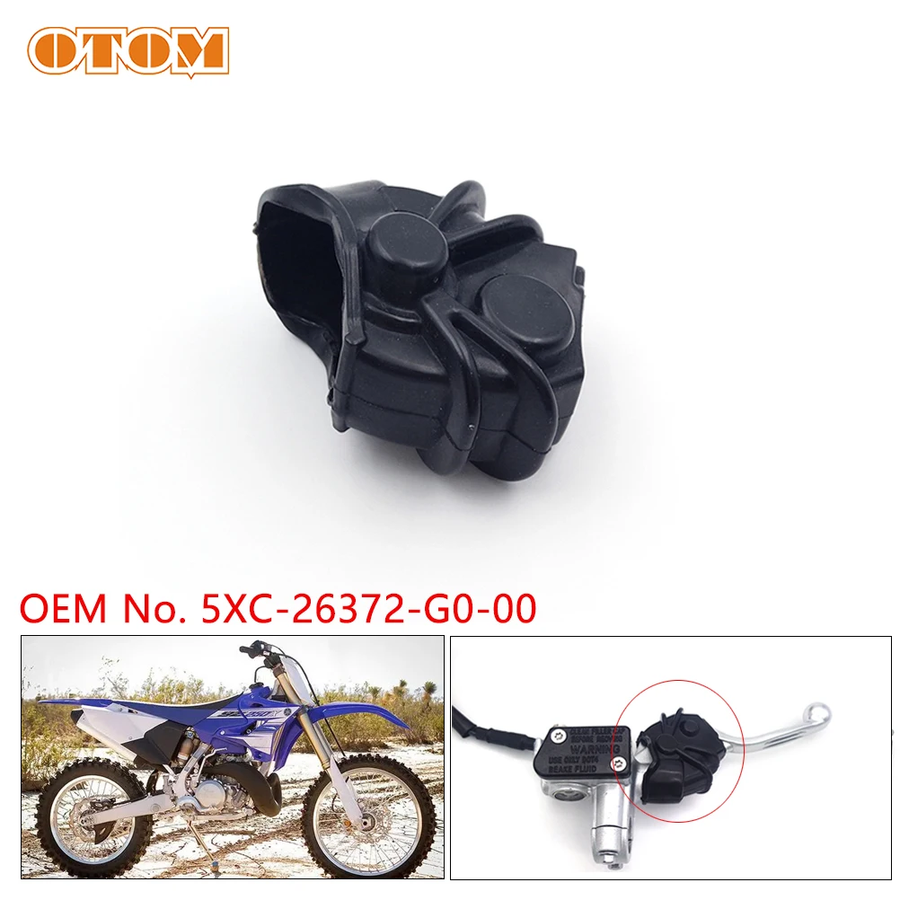 

Пылезащитный резиновый рычаг тормоза OTOM для мотоцикла 2024, передний гидравлический тормоз, главный цилиндр, ручка насоса, пылезащитный чехол для YAMAHA