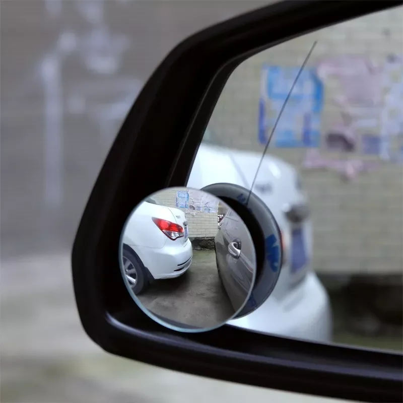 

AUTO PARTS Frameless Car Blind Spot Mirror Wide Angle 360 Degree Adjustable Universal Auto Safety Driving Auxiliary Rearview Mir