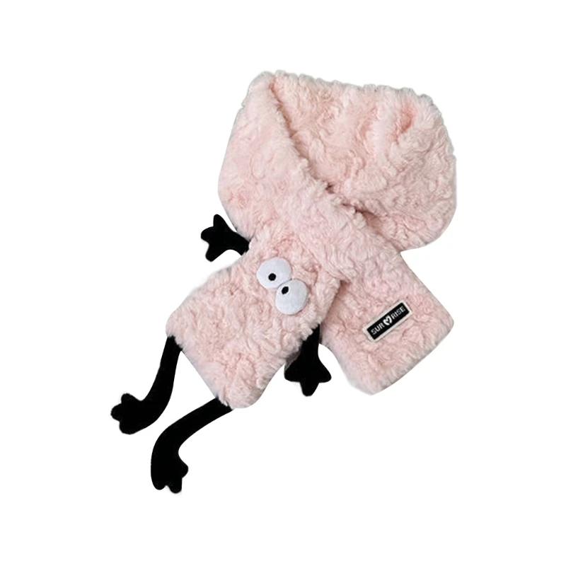 

Мягкий шарф с героями мультфильмов для детей, шейный платок для мальчиков и девочек, дорожный шарф, утепленный чехол на шею,