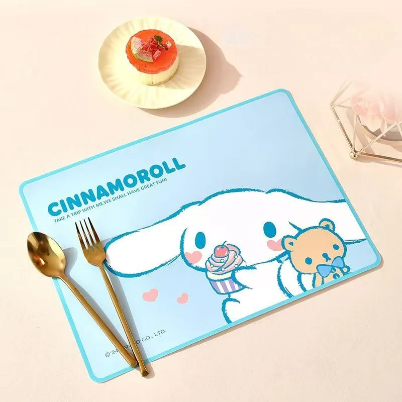 Sanrio Hello Kitty Melody Коврик Для Обеденного Стола Cinnamoroll Водостойкий Маслостойкий