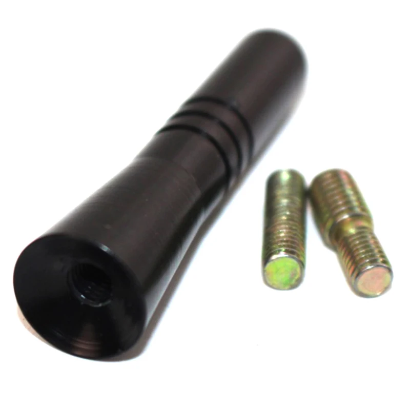 

Car Styling Roof Antenna Enhanced Signal 2.2 inch Car Aluminum Mini Antenna Aerial Mast Radio Stubby Auto Accessories