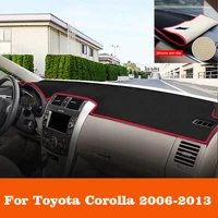 for toyota corolla e140 e150 2006 2007 2008 2009 2010 2011 2012 2013 car dashboard cover anti uv non slip mat accessories