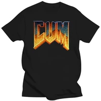 doom metal t shirt cum graphic letter printing tee shirt for men cotton 0 collar tshirt summer fashion loose t shirt man
