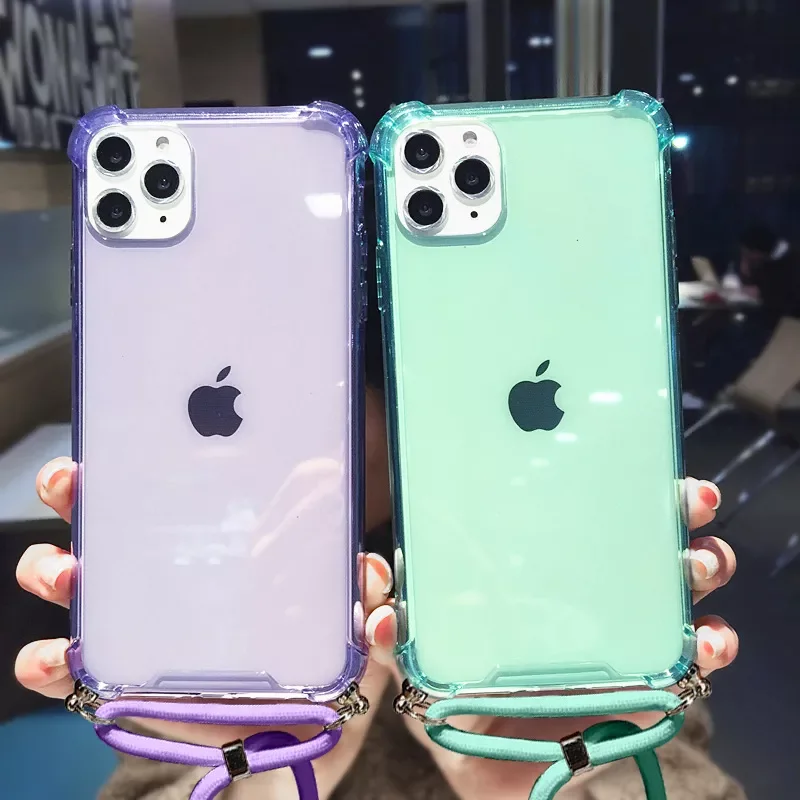 

Factory Direct Selling shockproof Crossbody Necklace Lanyard case for iphone 13 12 Pro Max 11 Pro Max MiNi 7 8 6S Plus X XS Max