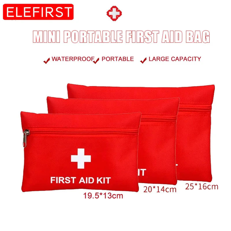 Mini Waterproof Portable Outdoor First Aid Kit EVA Bag For Emergency Treatment For Home Travel Hiking Fishing Sports Wound Treat