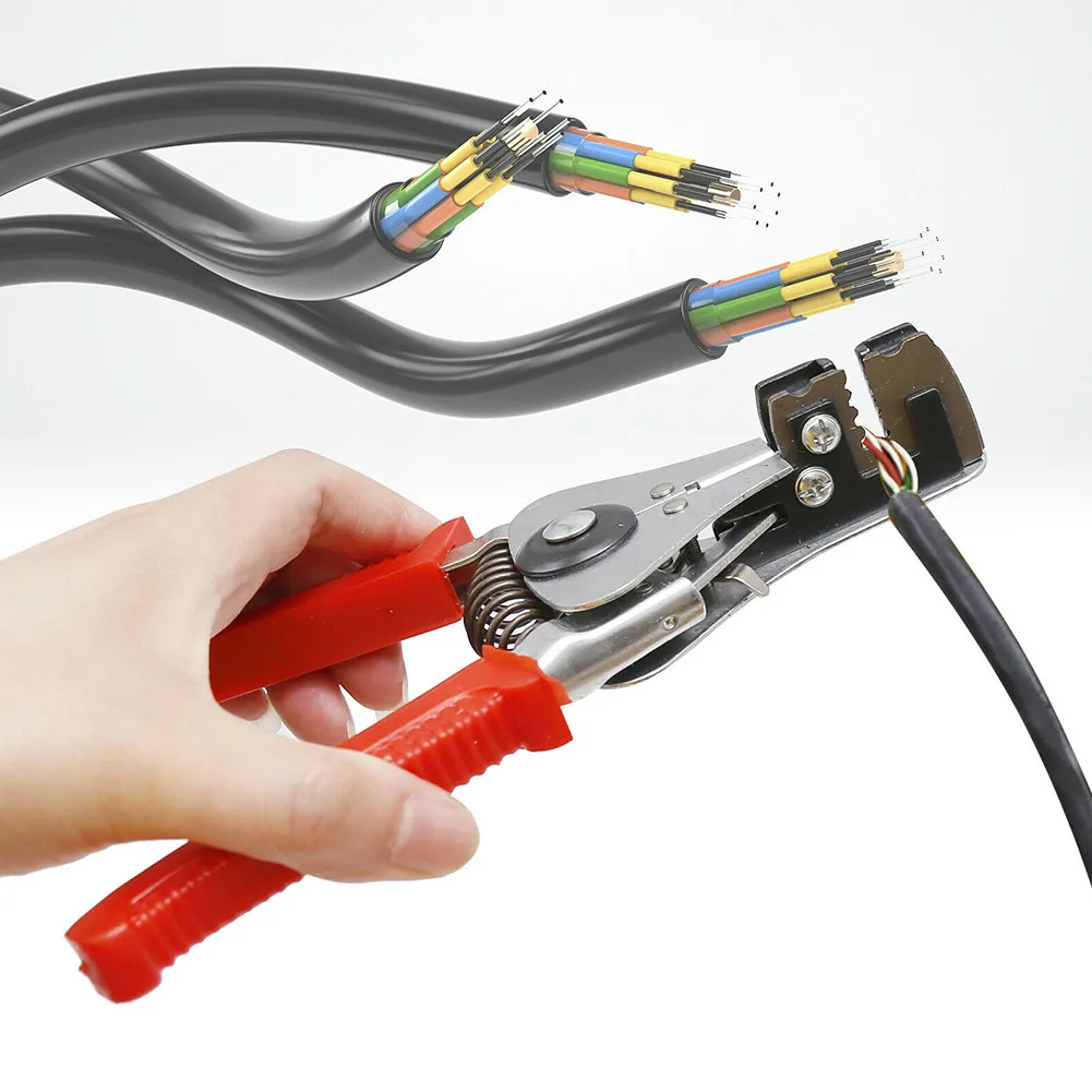

Automatic Cable Stripper Wire Cutter Hand Tool Single Wired Multi-wired Network Cable Crimping Stripping Cutting Tool