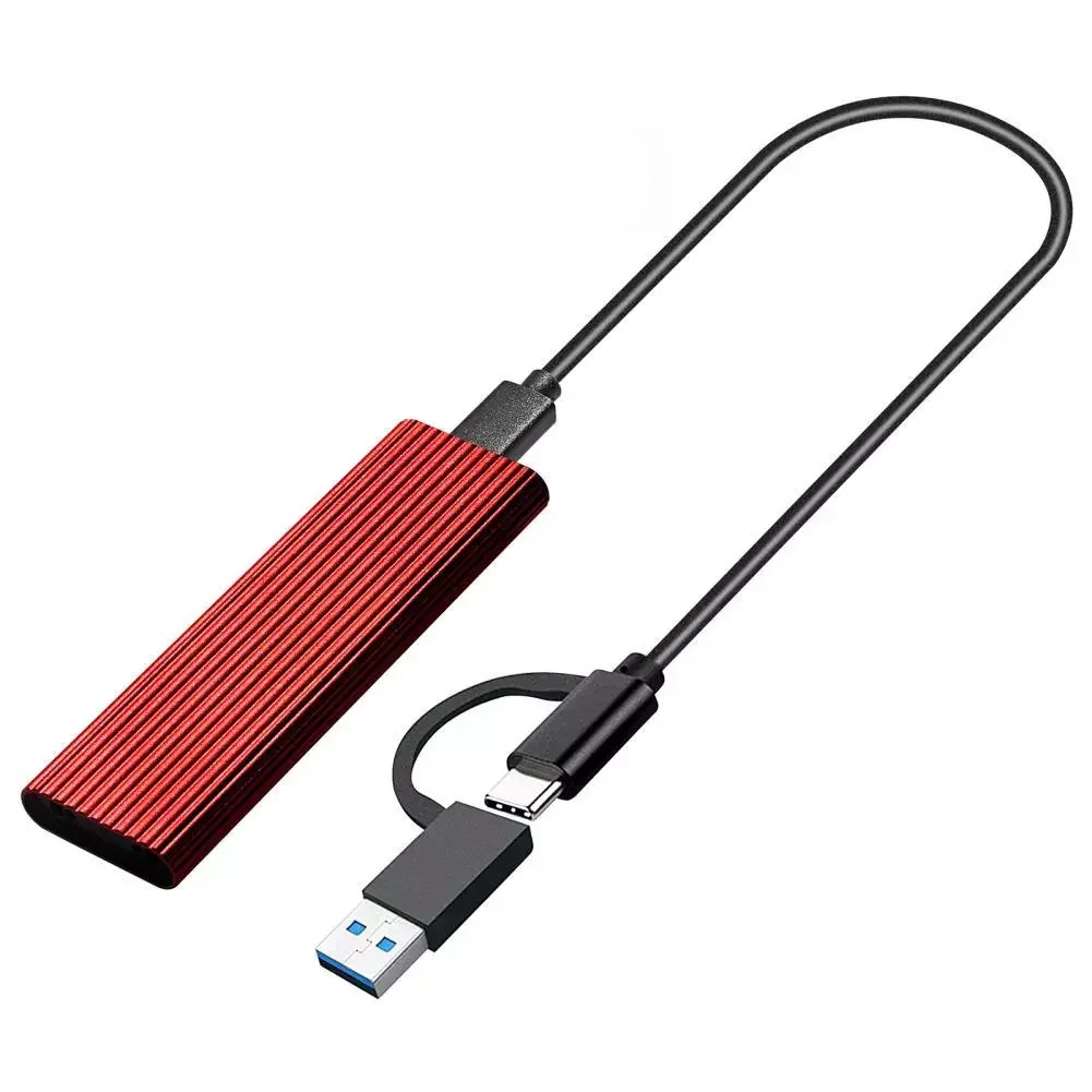 

Корпус для твердотельного накопителя портативный, NVME/SATA, USB 3,0, 10 Гбит/с