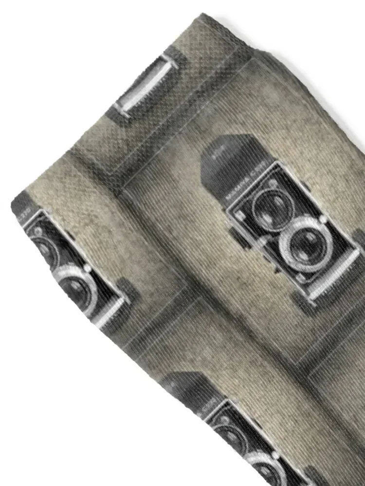 Mamiya C220 - винтажные черно-белые носки рождественский подарок милые хлопковые