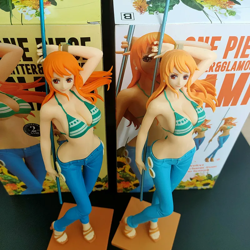 Фото Официальная оригинальная подвижная фигурка Нами из One Piece от BANDAI, классическая коллекционная модель аниме-персонажа для фанатов и коллекционеров. №4