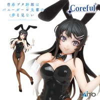 20cm original taito anime aobuta sakurajima mai bunny girl ver mai senpai pvc action figure model doll toys