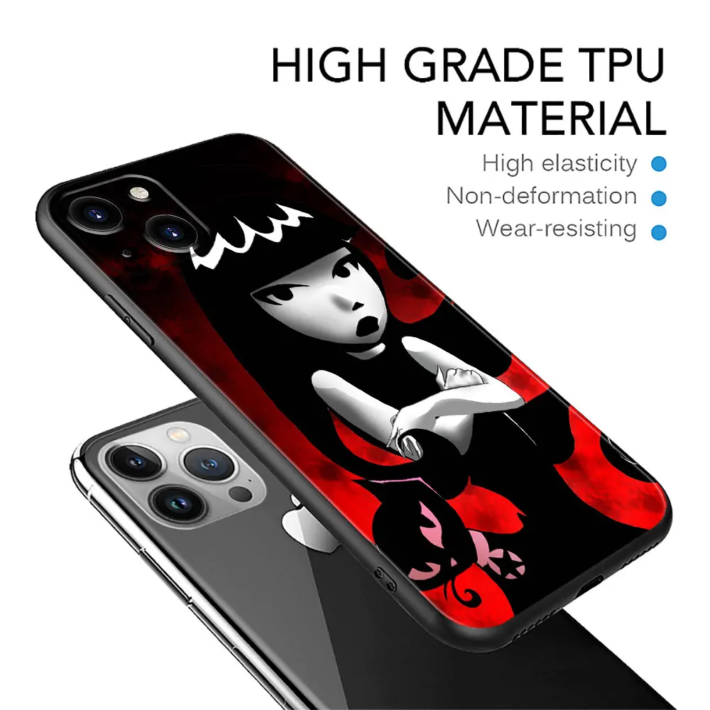 Чехол для телефона Apple iPhone XS 13 Pro Max 8 Plus 12 14X11 7 XR 6S SE2 5S Mini SE2022 стиль комиксов Эмили